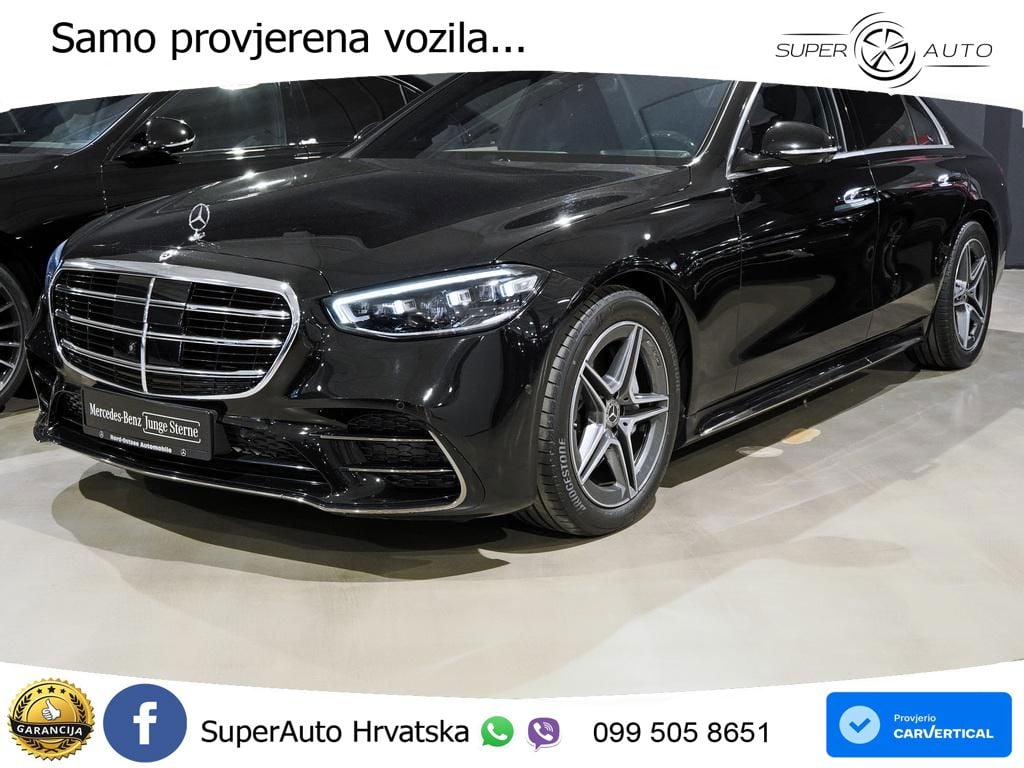 Mercedes S 580 V8 (503 KS) EQ Boost 4MATIC 9G-TRONIC AMG ZRAČNI+ACC+4xGR SJED+360