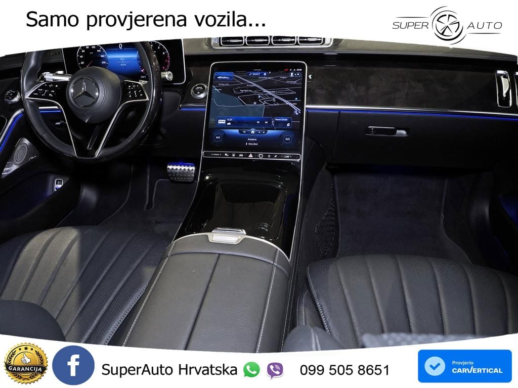 Mercedes S 580 V8 (503 KS) EQ Boost 4MATIC 9G-TRONIC AMG ZRAČNI+ACC+4xGR SJED+360