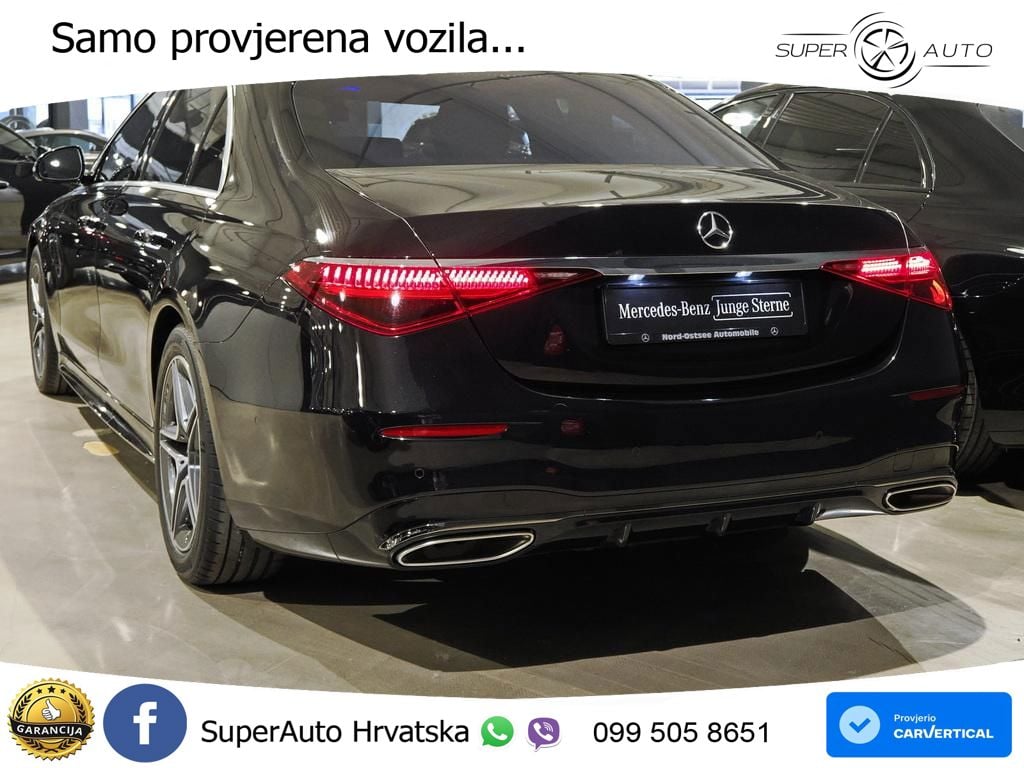 Mercedes S 580 V8 (503 KS) EQ Boost 4MATIC 9G-TRONIC AMG ZRAČNI+ACC+4xGR SJED+360