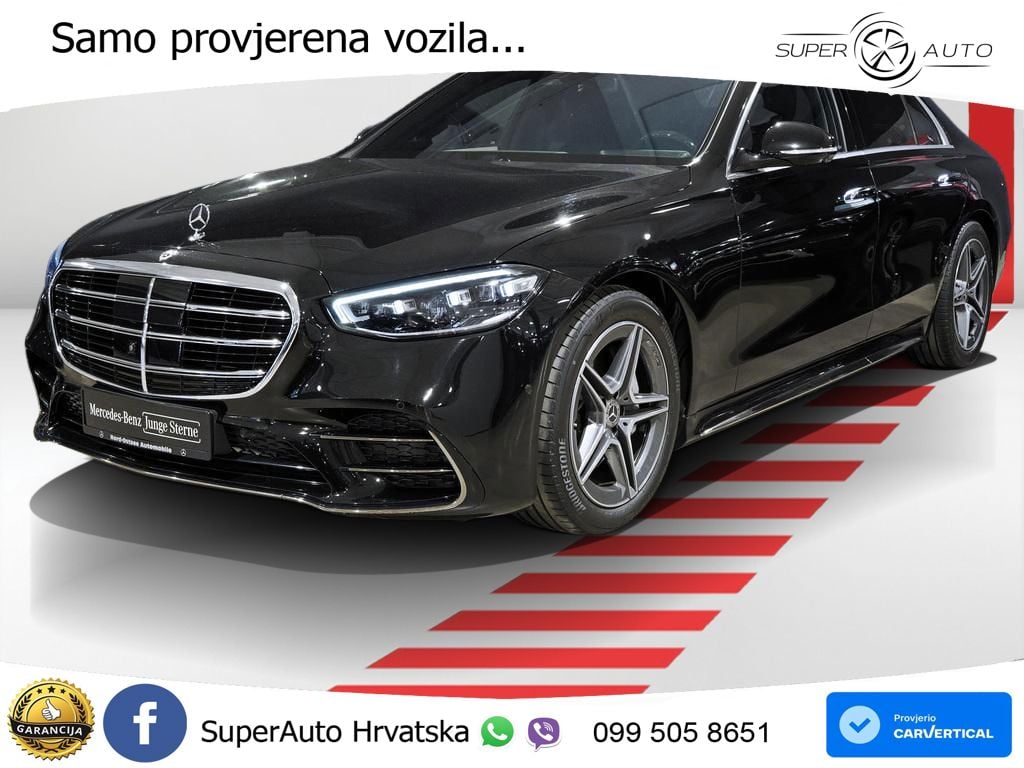Mercedes S 580 V8 (503 KS) EQ Boost 4MATIC 9G-TRONIC AMG ZRAČNI+ACC+4xGR SJED+360