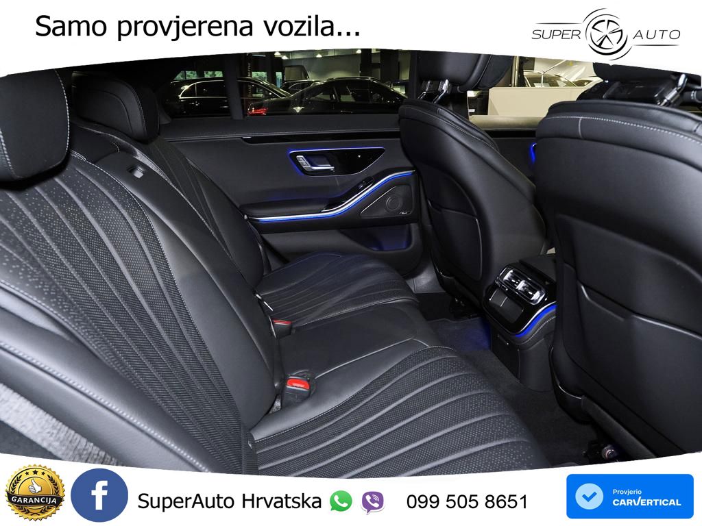 Mercedes S 580 V8 (503 KS) EQ Boost 4MATIC 9G-TRONIC AMG ZRAČNI+ACC+4xGR SJED+360