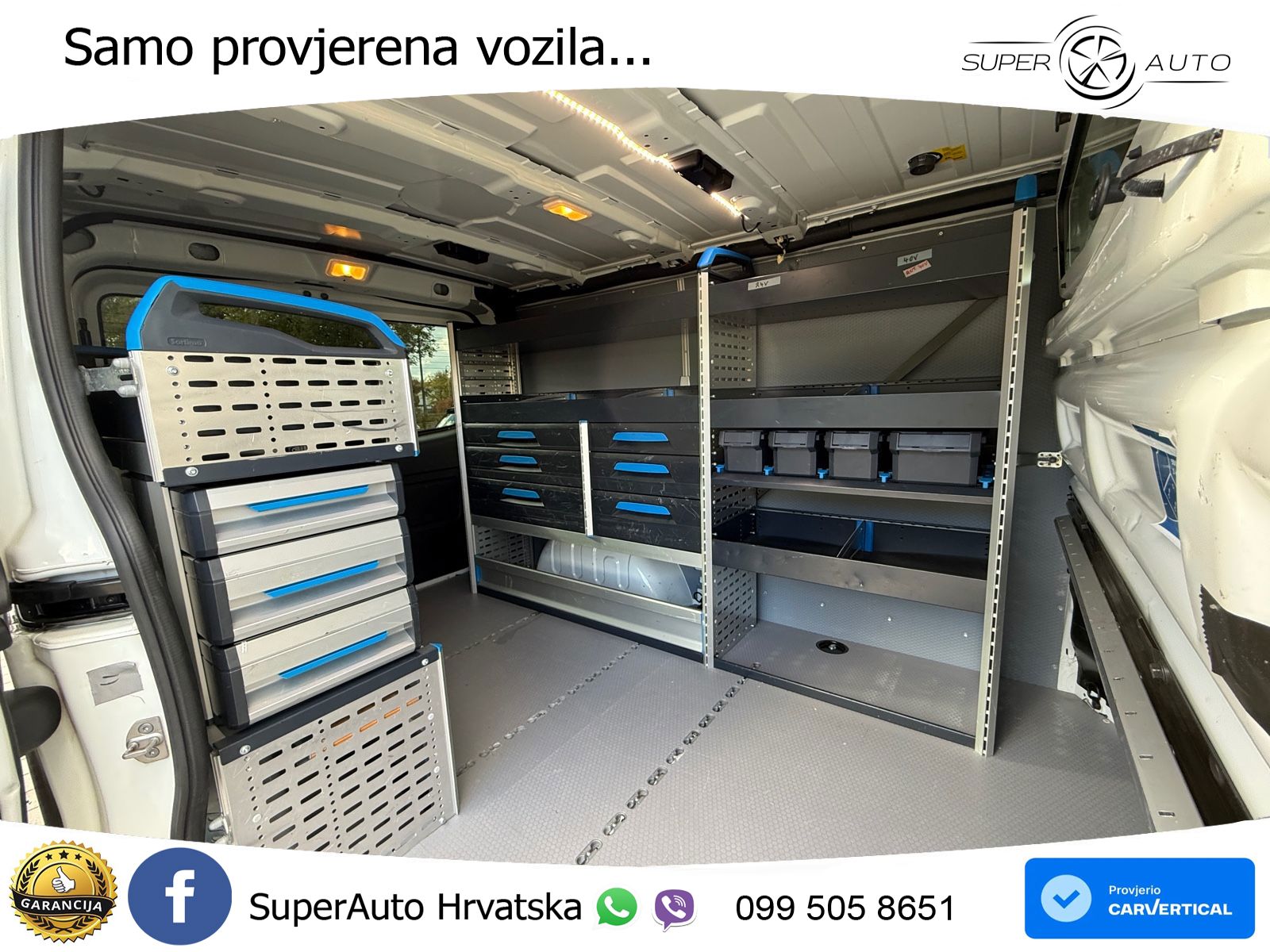 Renault Trafic Werkstattausbau Sortimo AHK Navi 150 KS