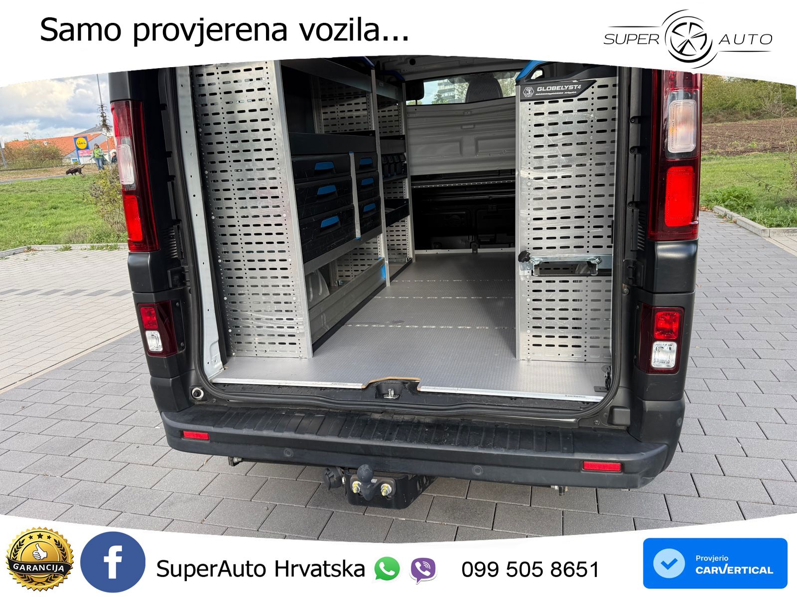 Renault Trafic Werkstattausbau Sortimo AHK Navi 150 KS