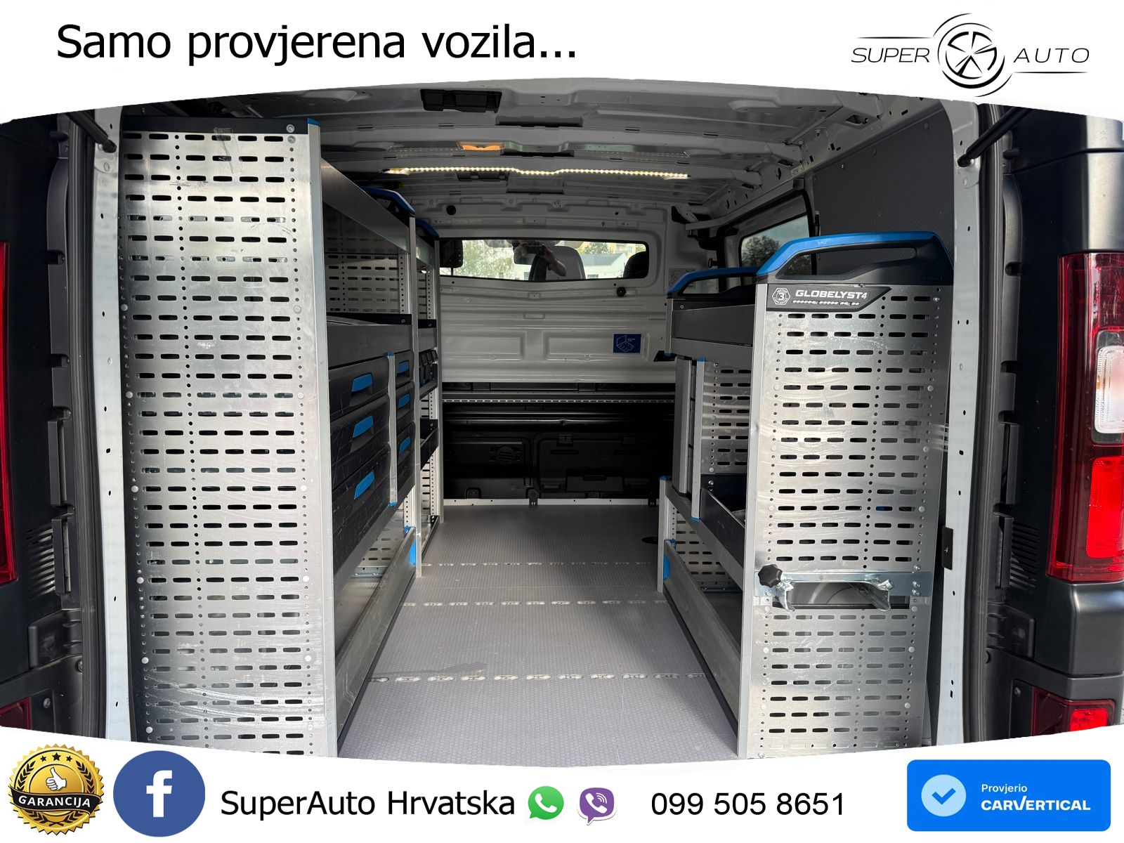 Renault Trafic Werkstattausbau Sortimo AHK Navi 150 KS