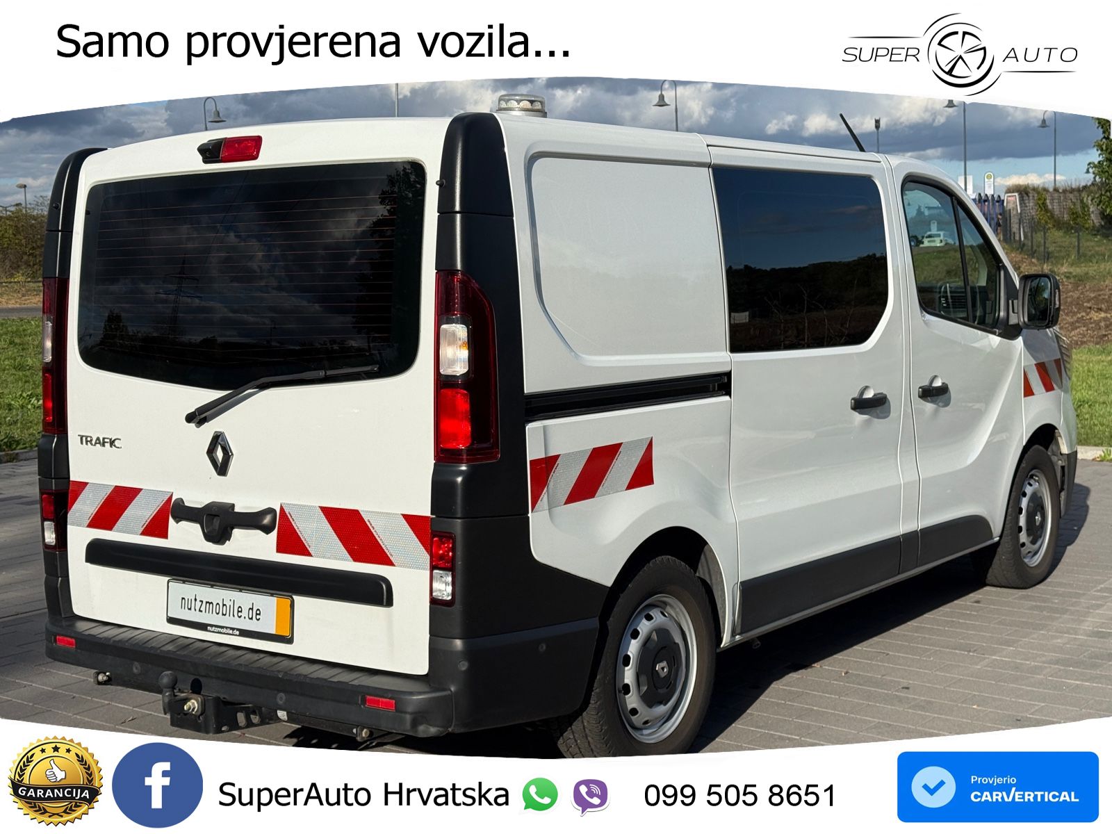 Renault Trafic Werkstattausbau Sortimo AHK Navi 150 KS