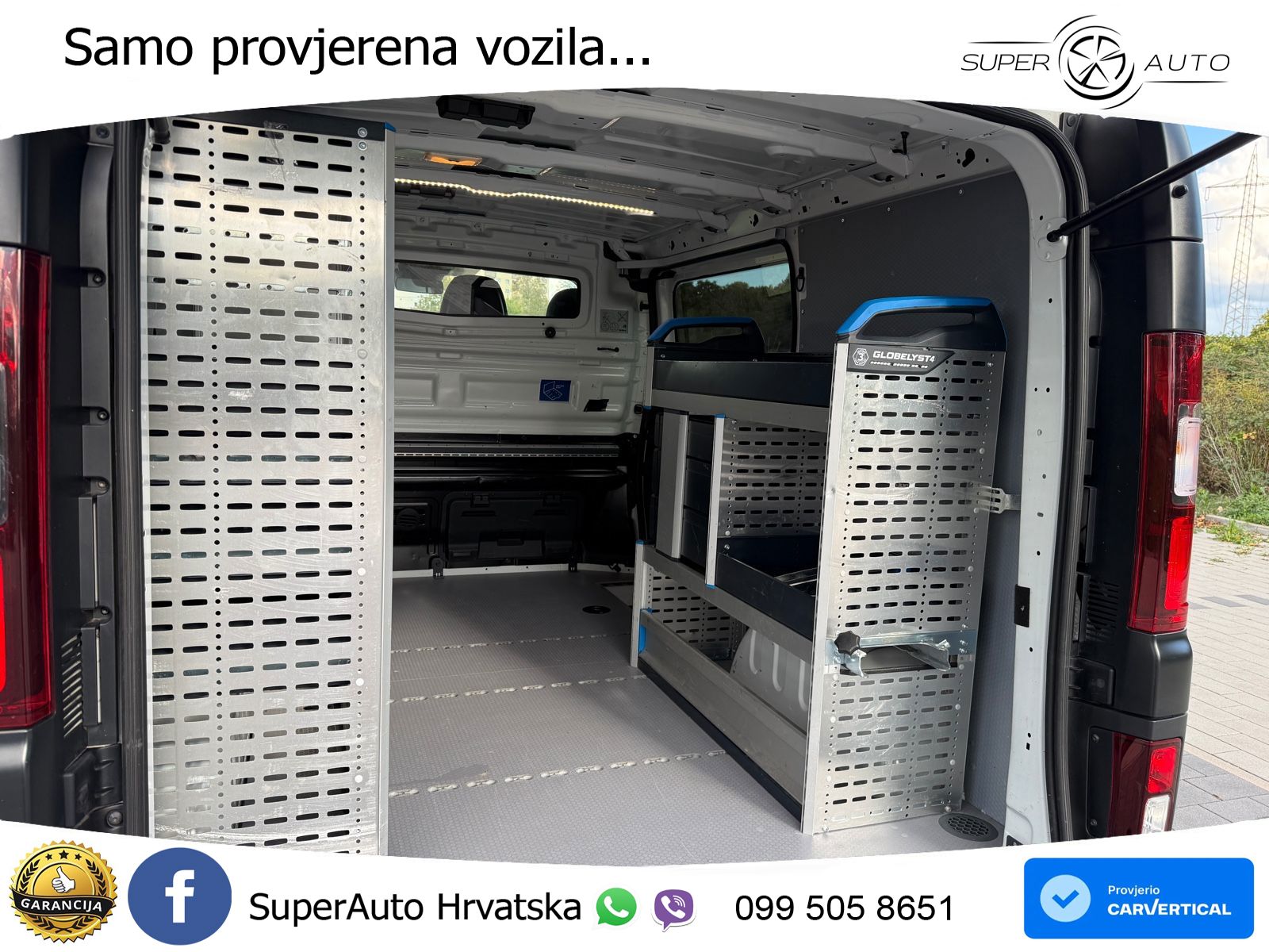 Renault Trafic Werkstattausbau Sortimo AHK Navi 150 KS
