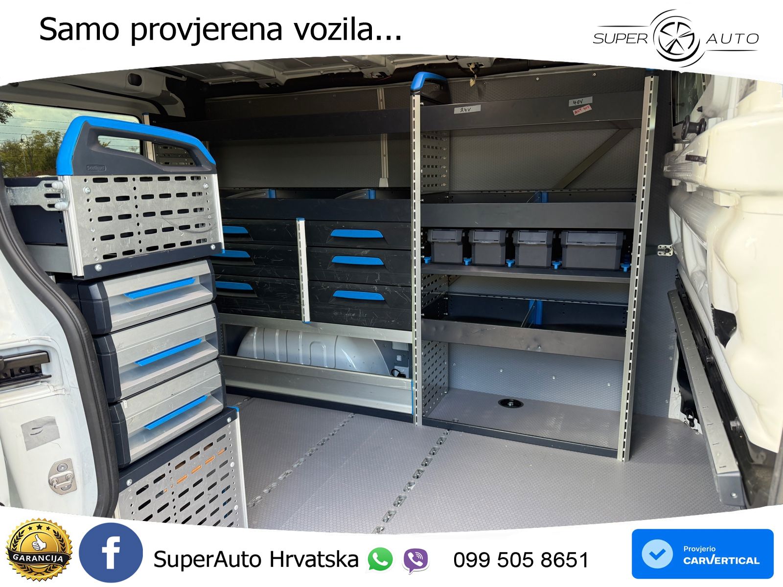 Renault Trafic Werkstattausbau Sortimo AHK Navi 150 KS