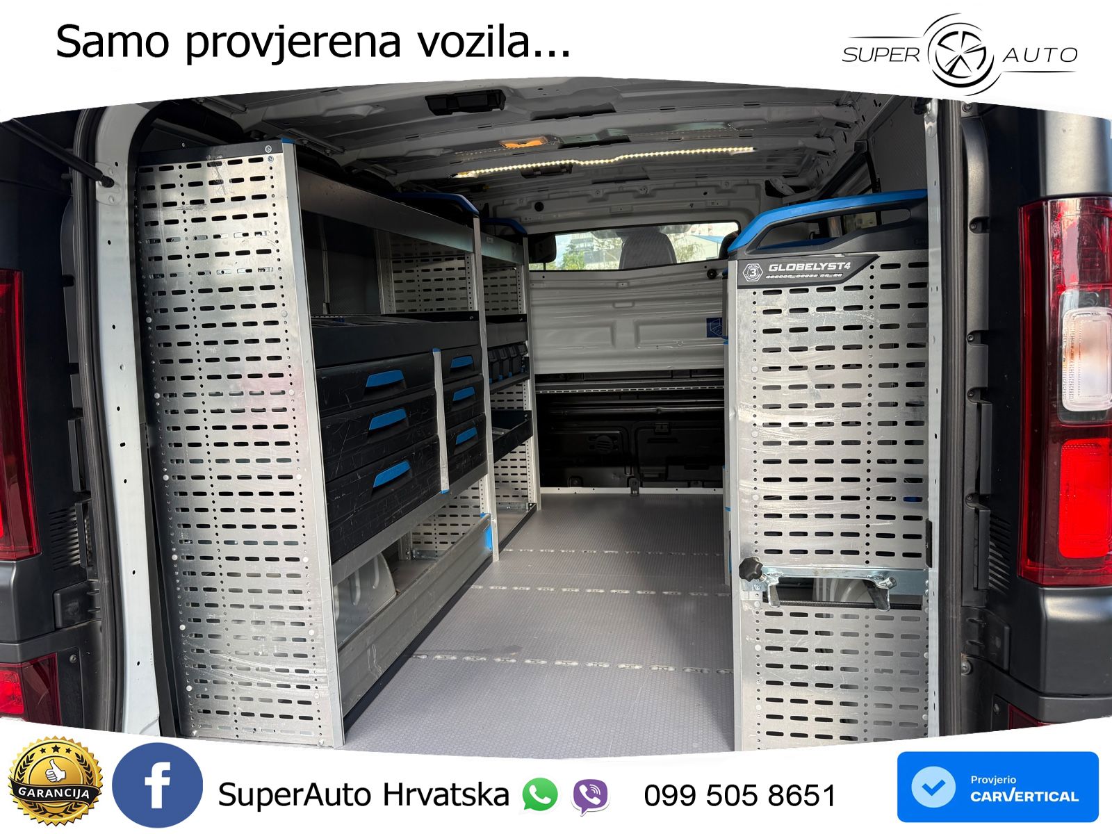 Renault Trafic Werkstattausbau Sortimo AHK Navi 150 KS