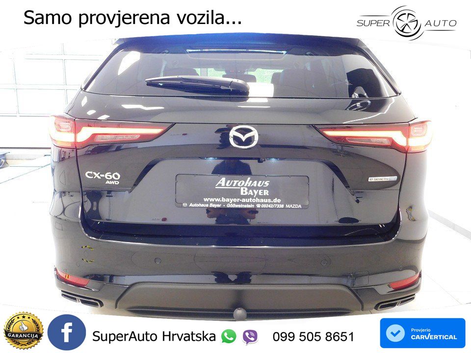 Mazda CX-60 2.5 e-Skyactiv (328 KS) AWD Automatic MATRIX+GR SJED+KAM