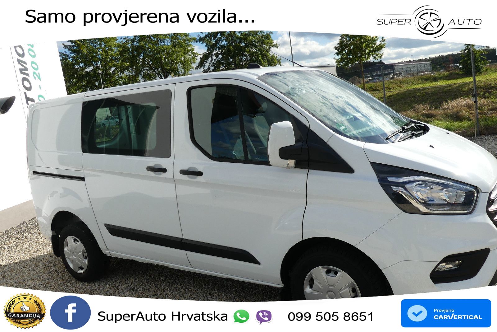 Ford Transit Custom L1 3-Sitze wenig km 1.Hand 105 KS