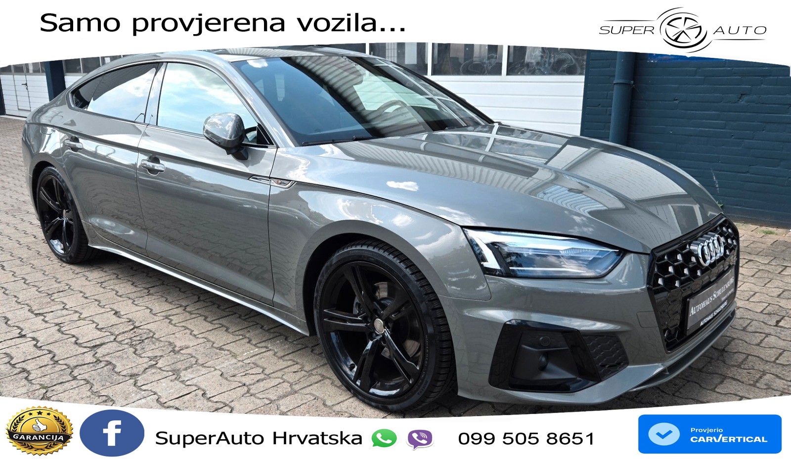 Audi A5 Sportback  40 TFSI (204 KS) S tronic S line LED+GR SJED+ACC