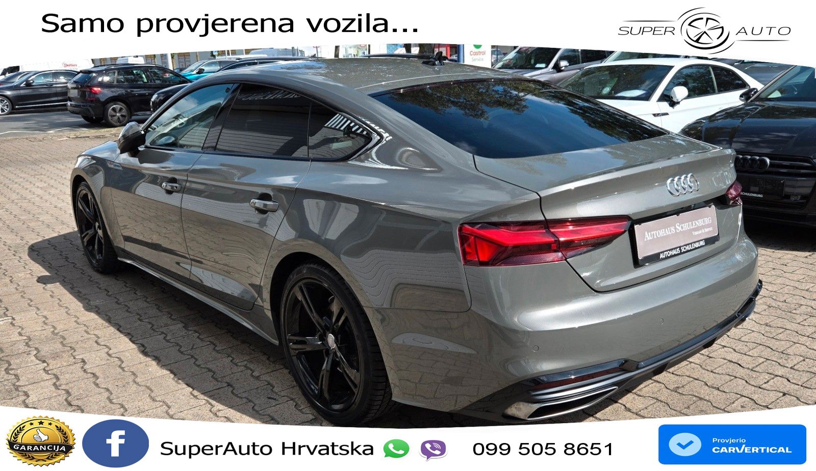 Audi A5 Sportback  40 TFSI (204 KS) S tronic S line LED+GR SJED+ACC