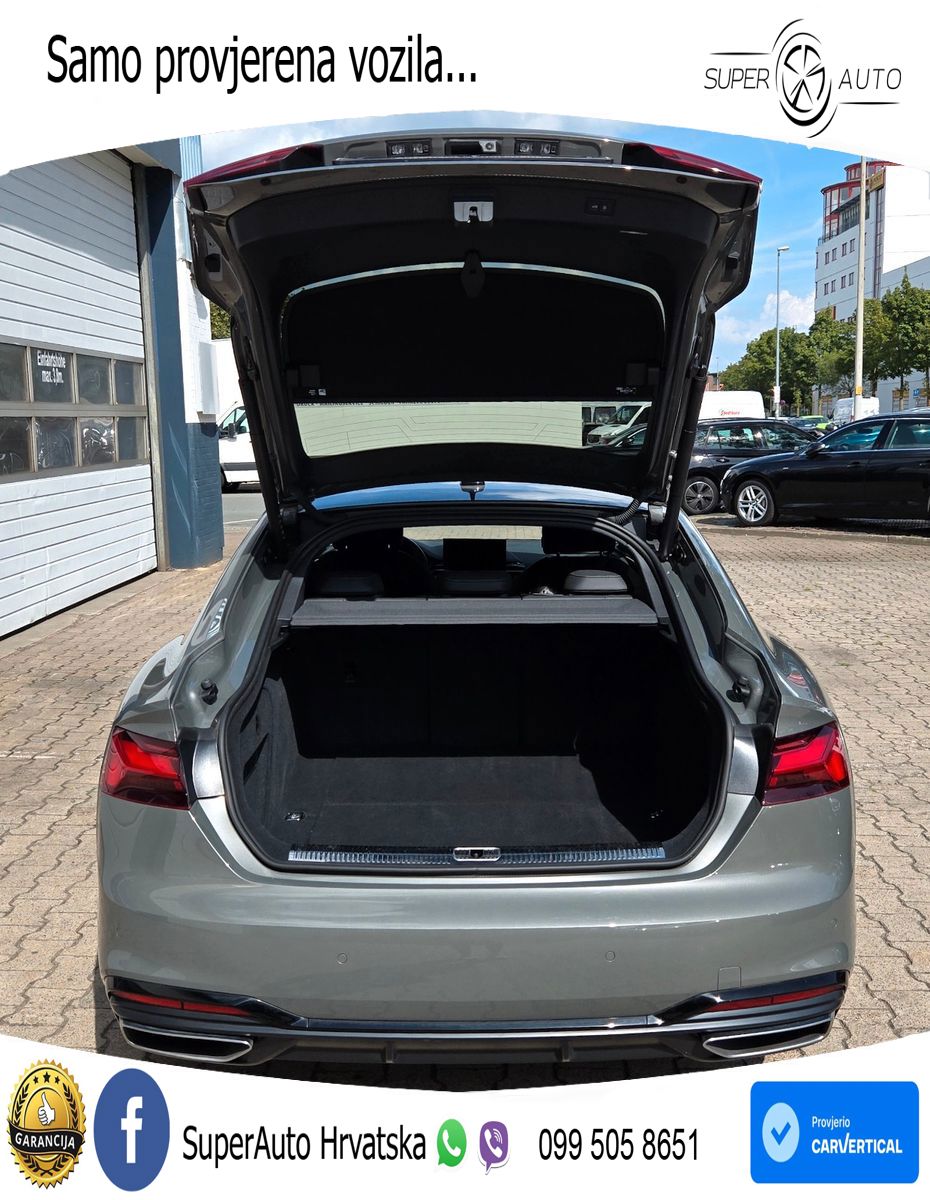 Audi A5 Sportback  40 TFSI (204 KS) S tronic S line LED+GR SJED+ACC