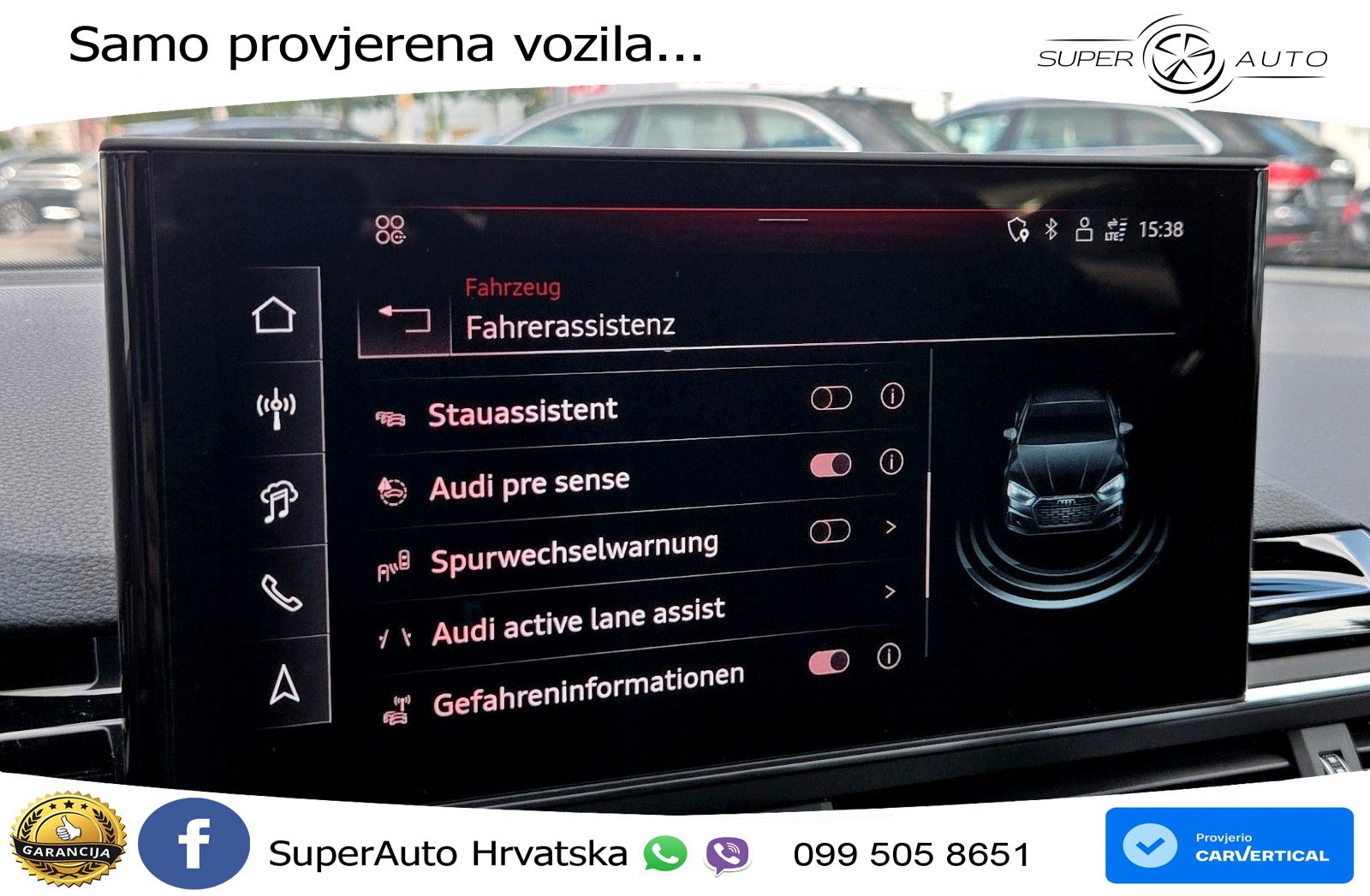 Audi A5 Sportback  40 TFSI (204 KS) S tronic S line LED+GR SJED+ACC