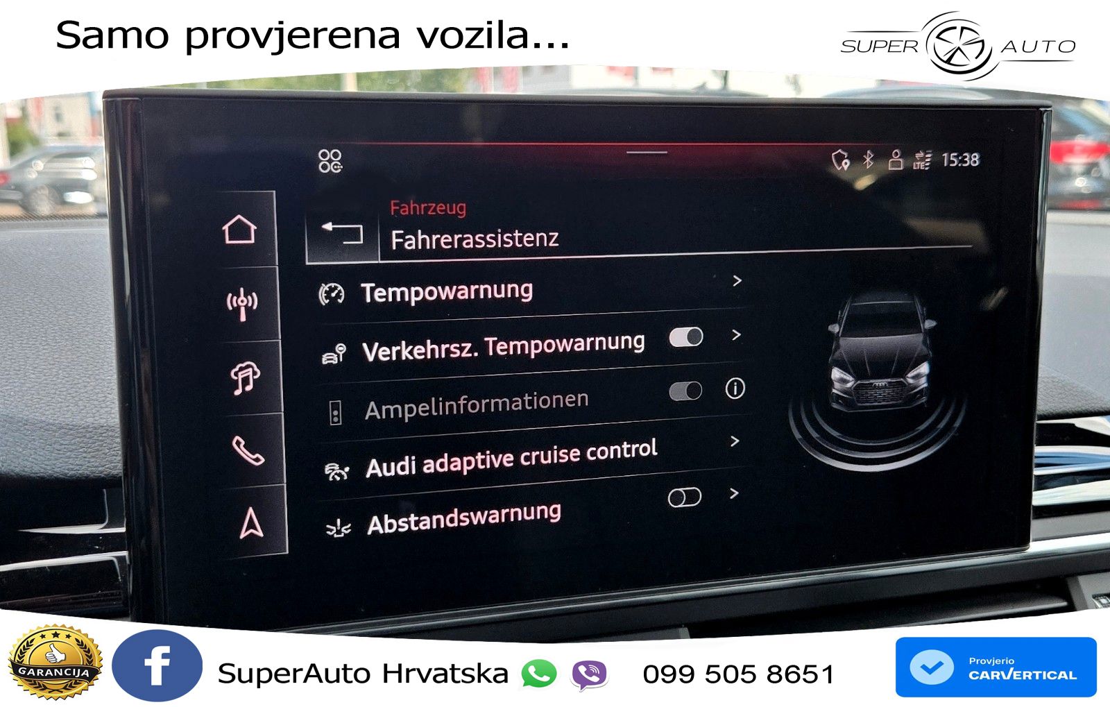 Audi A5 Sportback  40 TFSI (204 KS) S tronic S line LED+GR SJED+ACC