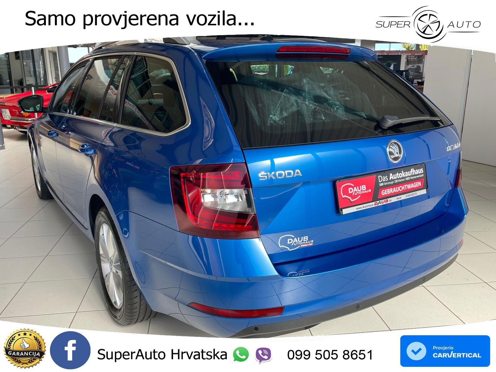 Škoda Octavia Combi 2.0 TDI (150 KS) DSG LED+GR SJED+ACC