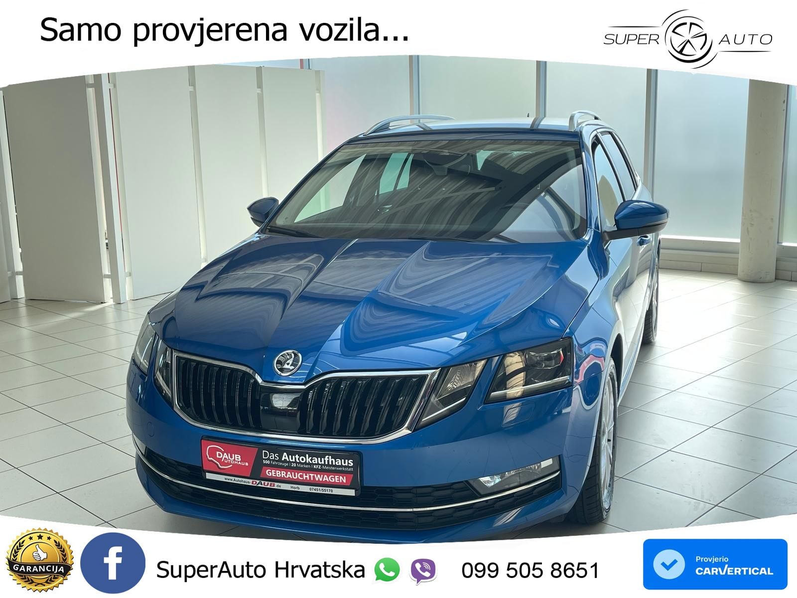 Škoda Octavia Combi 2.0 TDI (150 KS) DSG LED+GR SJED+ACC