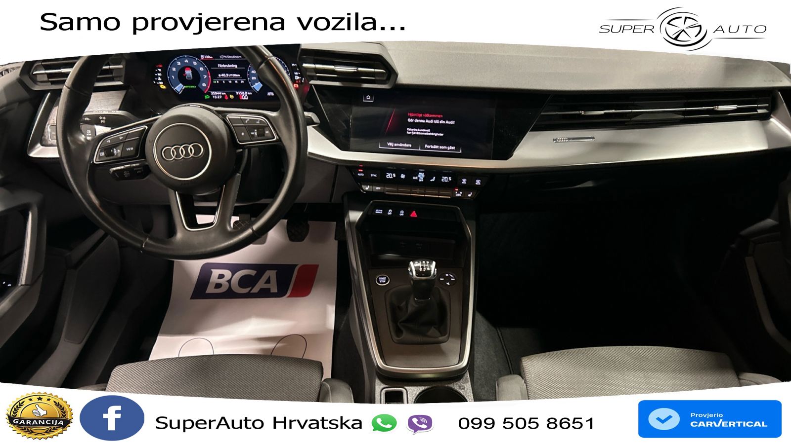 Audi A3 35 TFSI (150 KS) LED+GR SJED+ACC