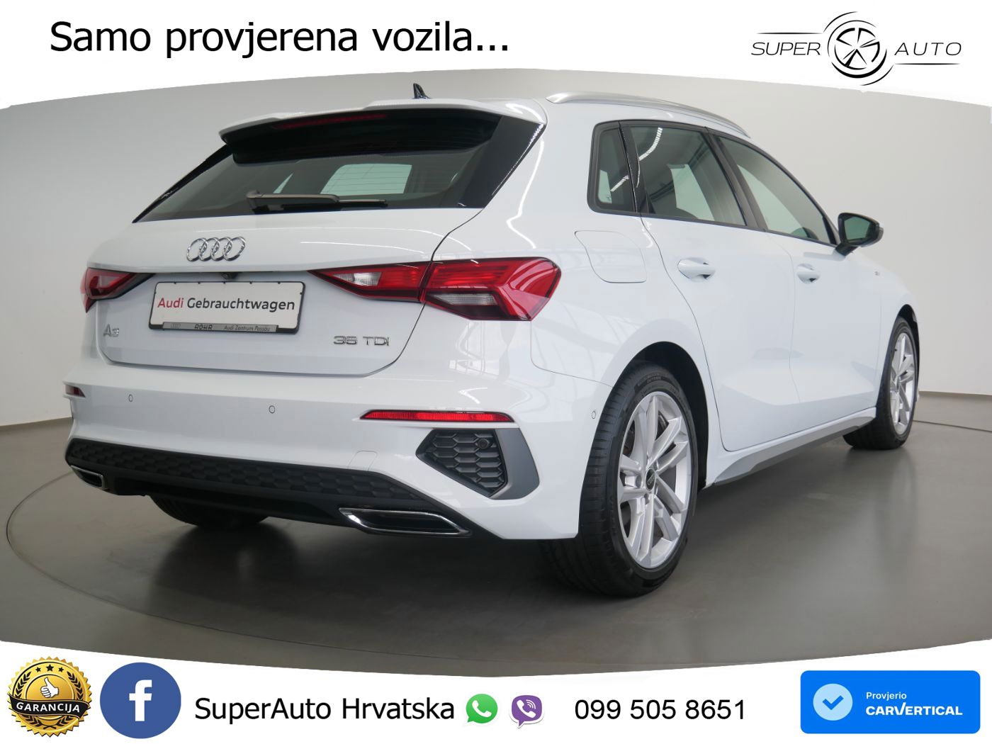 Audi A3 35 TDI (150 KS) S tronic S line