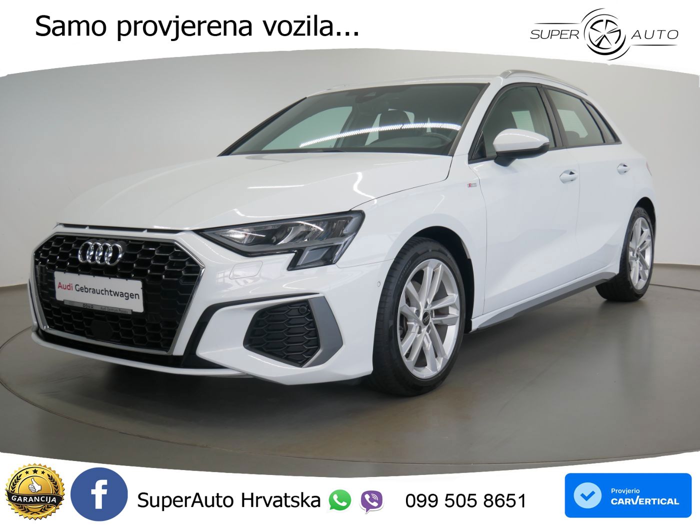 Audi A3 35 TDI (150 KS) S tronic S line