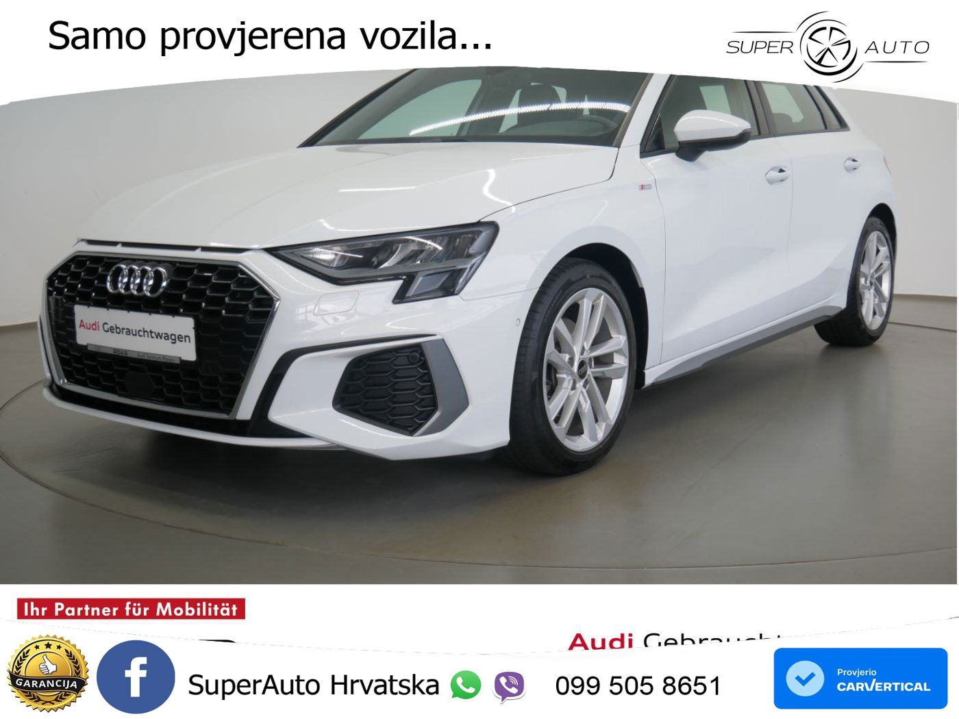 Audi A3 35 TDI (150 KS) S tronic S line