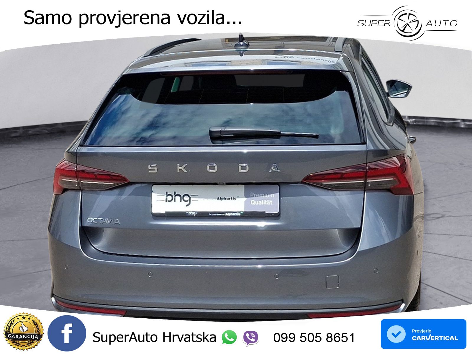 Škoda Octavia Combi 2.0 TDI (150 KS) DSG Selection ACC+HEAD+4xGR SJED+360+PANO