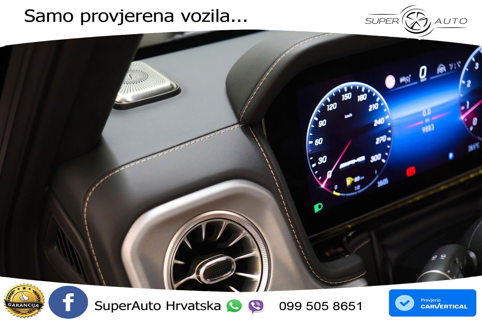 Mercedes AMG G 63 Long V8 (585 KS) 4MATIC 9G-TRONIC AMG SPEEDSHIFT TCT Manufaktur LED+GR SJED+ACC