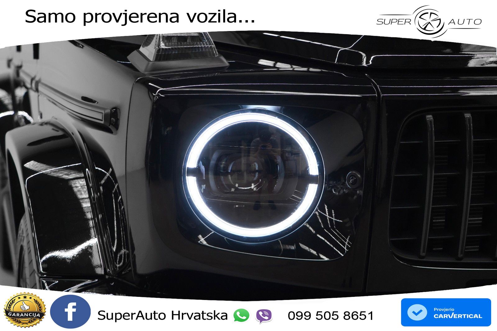 Mercedes AMG G 63 Long V8 (585 KS) 4MATIC 9G-TRONIC AMG SPEEDSHIFT TCT Manufaktur LED+GR SJED+ACC