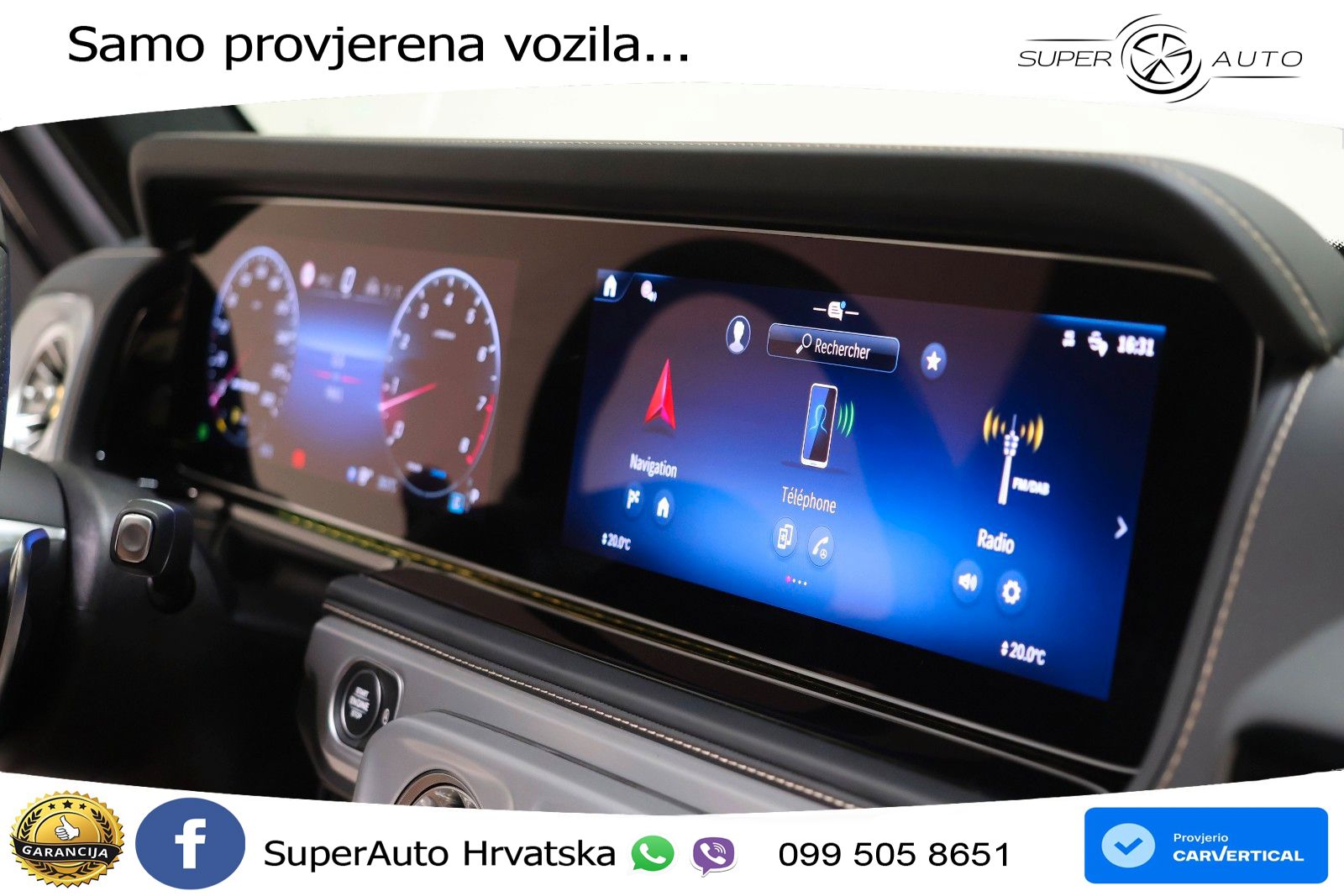 Mercedes AMG G 63 Long V8 (585 KS) 4MATIC 9G-TRONIC AMG SPEEDSHIFT TCT Manufaktur LED+GR SJED+ACC