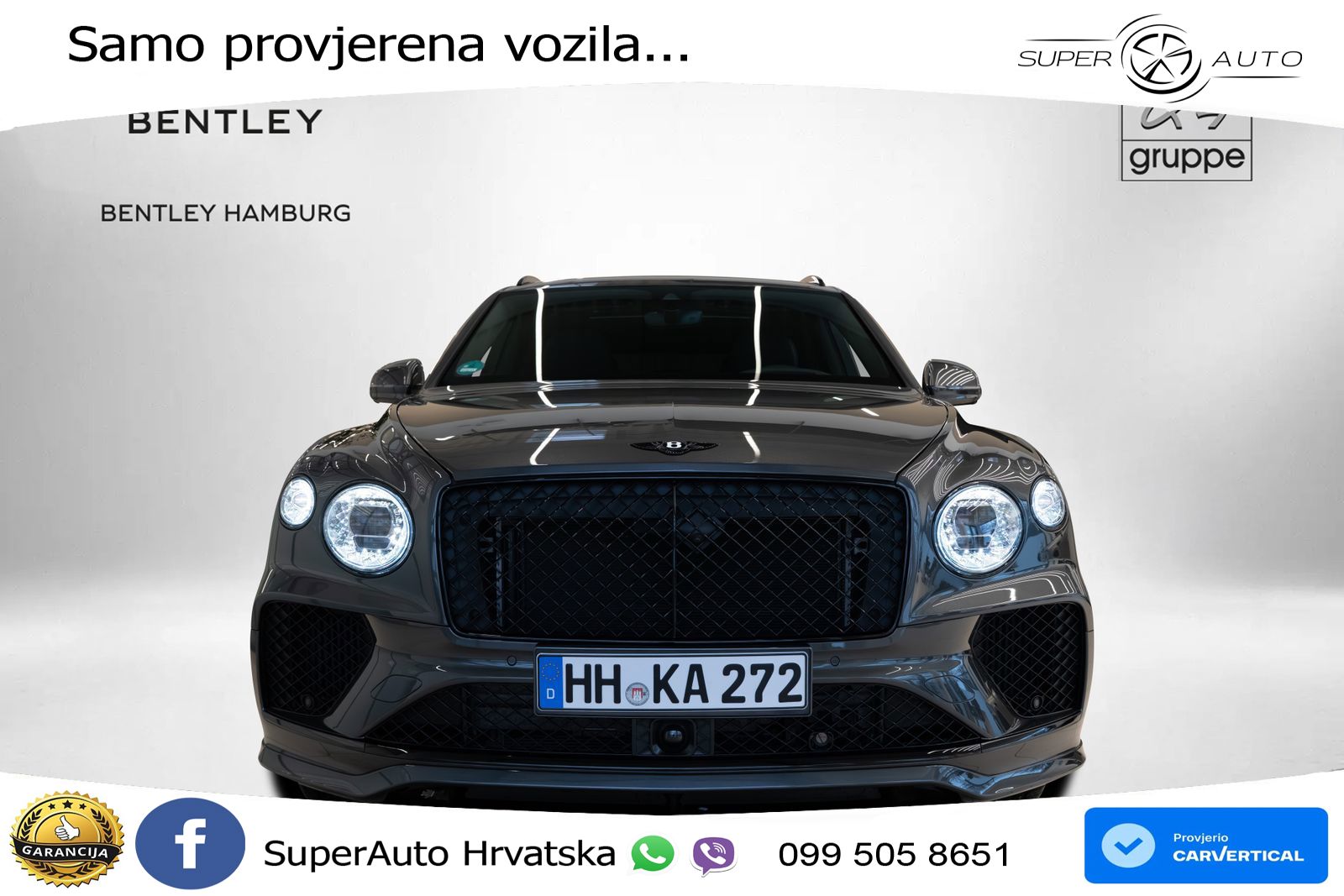 Bentley Bentayga Speed 4.0 V8 (650 KS) AWD Automatic LED+GR SJED+ACC