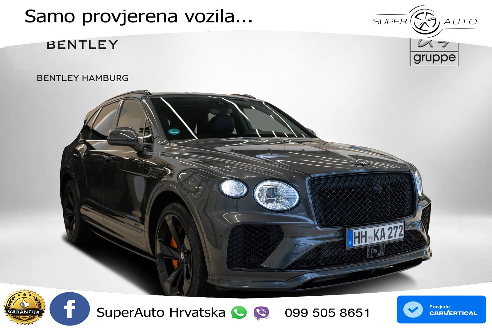 Bentley Bentayga Speed 4.0 V8 (650 KS) AWD Automatic LED+GR SJED+ACC