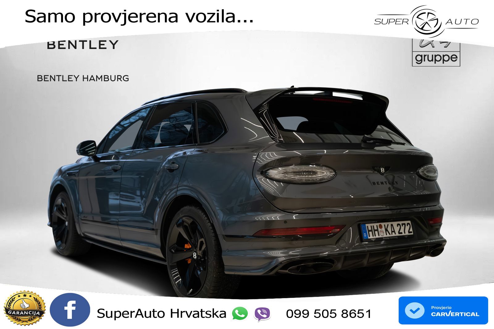 Bentley Bentayga Speed 4.0 V8 (650 KS) AWD Automatic LED+GR SJED+ACC