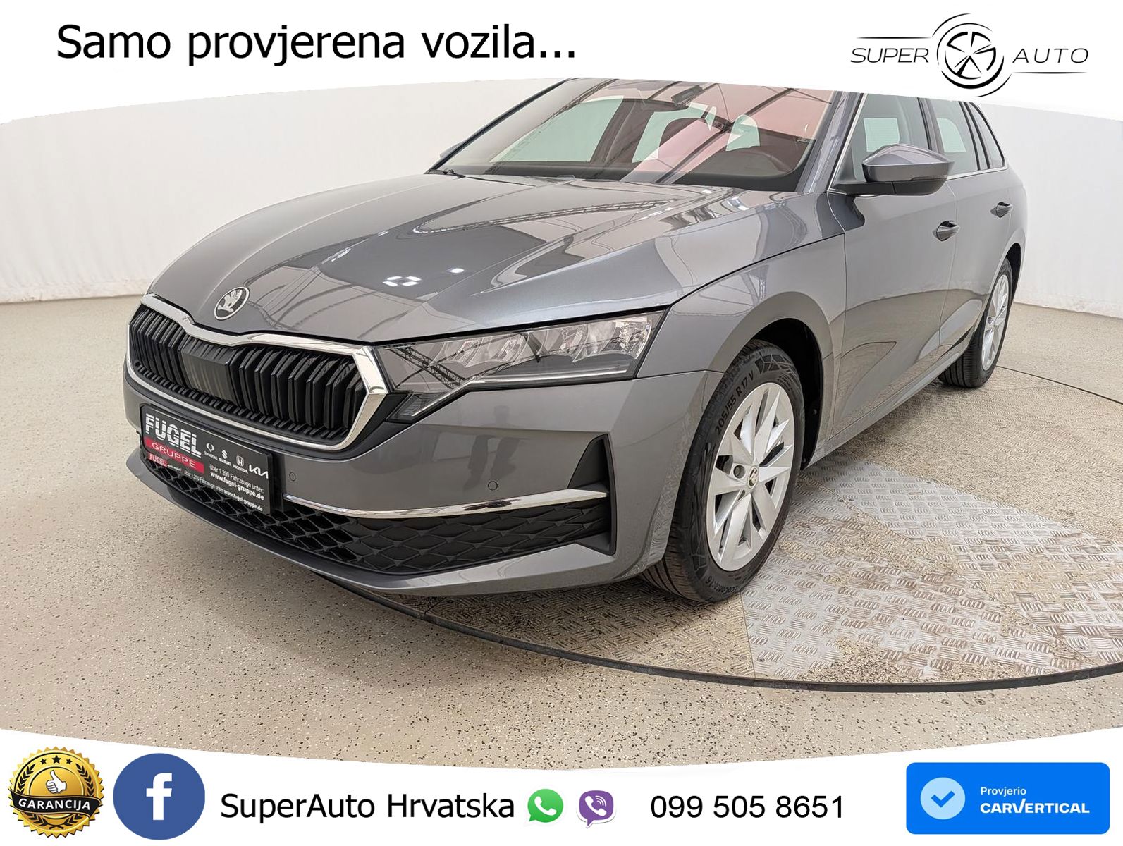 Škoda Octavia Combi 2.0 TDI (150 KS) DSG LED+GR SJED+ACC