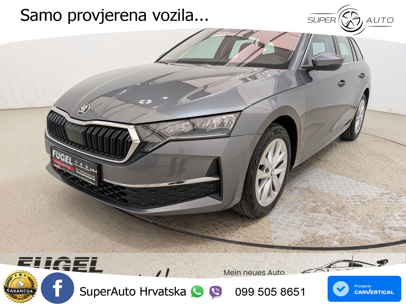 Škoda Octavia Combi 2.0 TDI (150 KS) DSG LED+GR SJED+ACC