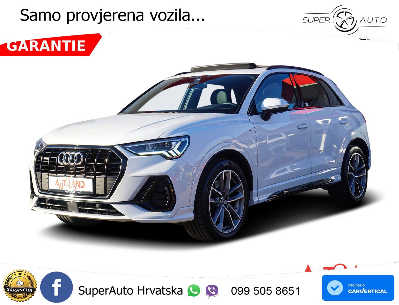 Audi Q3 40 TFSI (190 KS) quattro S tronic S line LED+GR SJED+ACC
