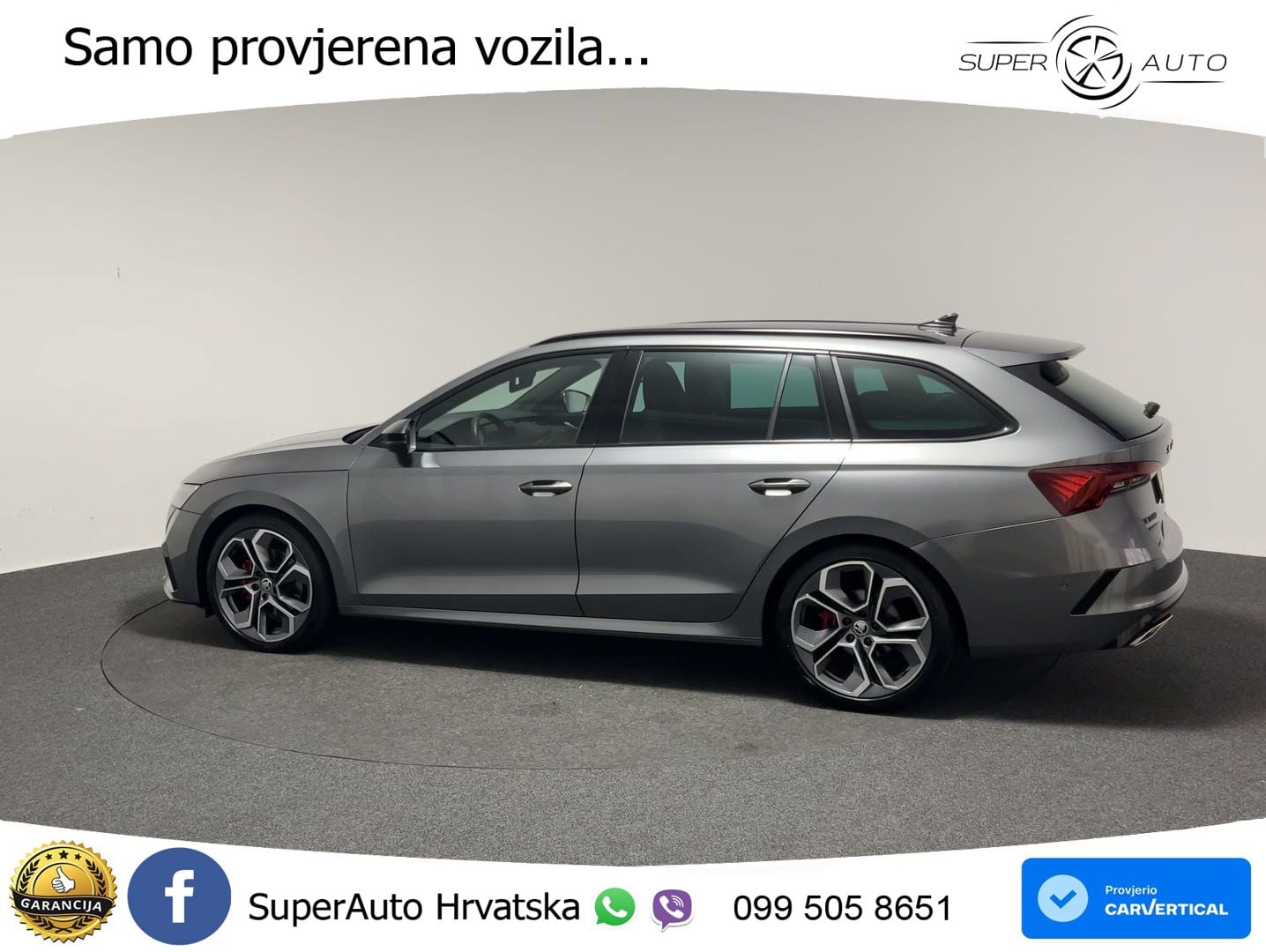 Škoda Octavia Combi RS 2.0 TDI (200 KS) DSG LED+GR SJED+ACC