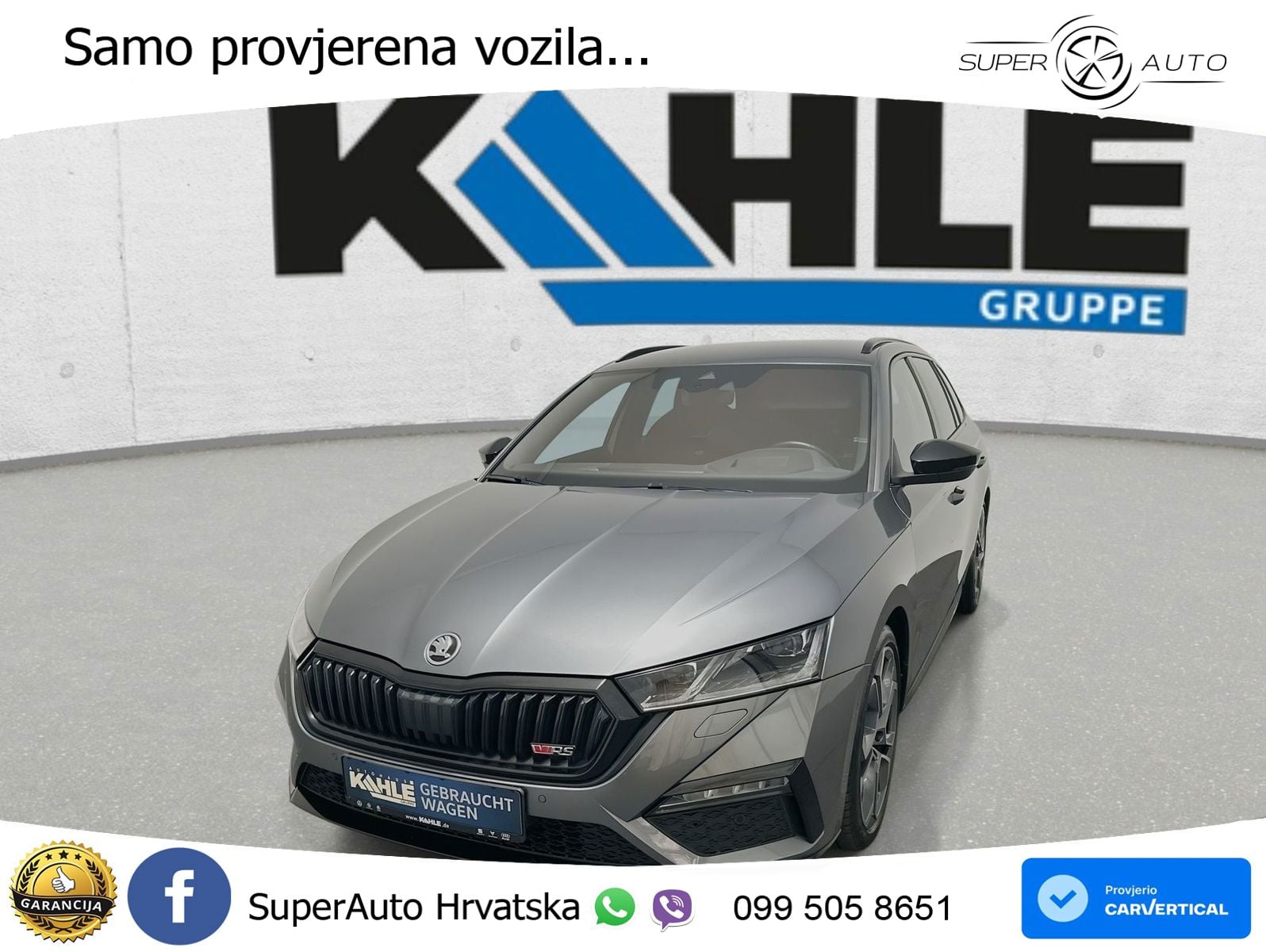 Škoda Octavia Combi RS 2.0 TDI (200 KS) DSG LED+GR SJED+ACC