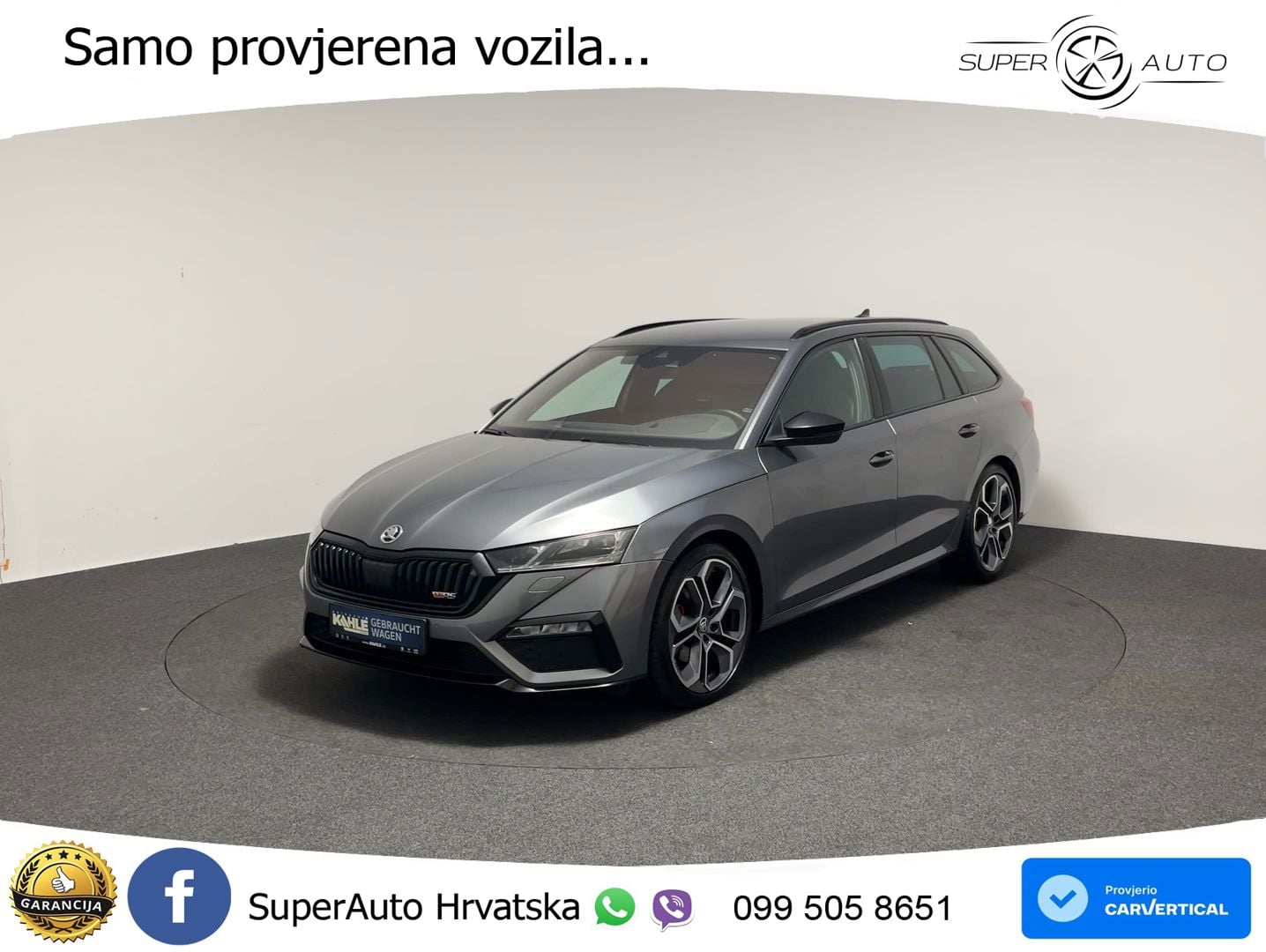 Škoda Octavia Combi RS 2.0 TDI (200 KS) DSG LED+GR SJED+ACC