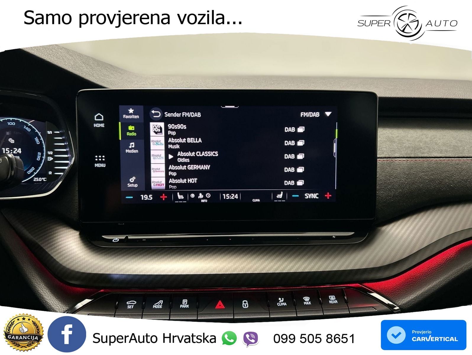 Škoda Octavia Combi RS 2.0 TDI (200 KS) DSG LED+GR SJED+ACC