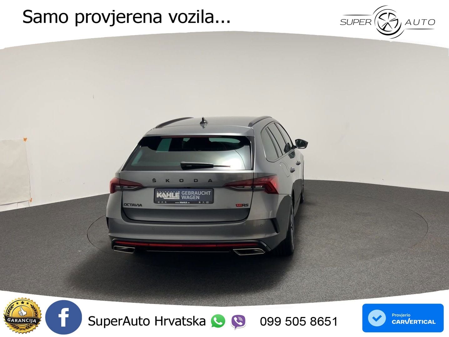 Škoda Octavia Combi RS 2.0 TDI (200 KS) DSG LED+GR SJED+ACC