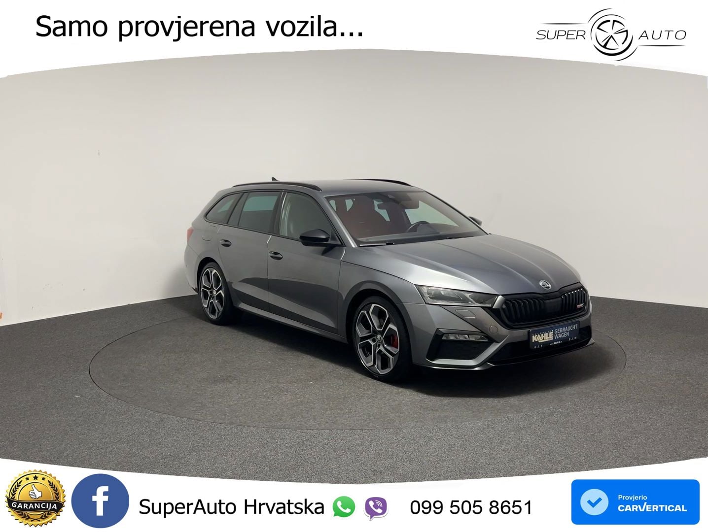 Škoda Octavia Combi RS 2.0 TDI (200 KS) DSG LED+GR SJED+ACC