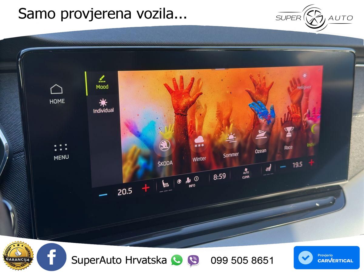Škoda Octavia Combi 2.0 TDI (150 KS) DSG LED+GR SJED+ACC