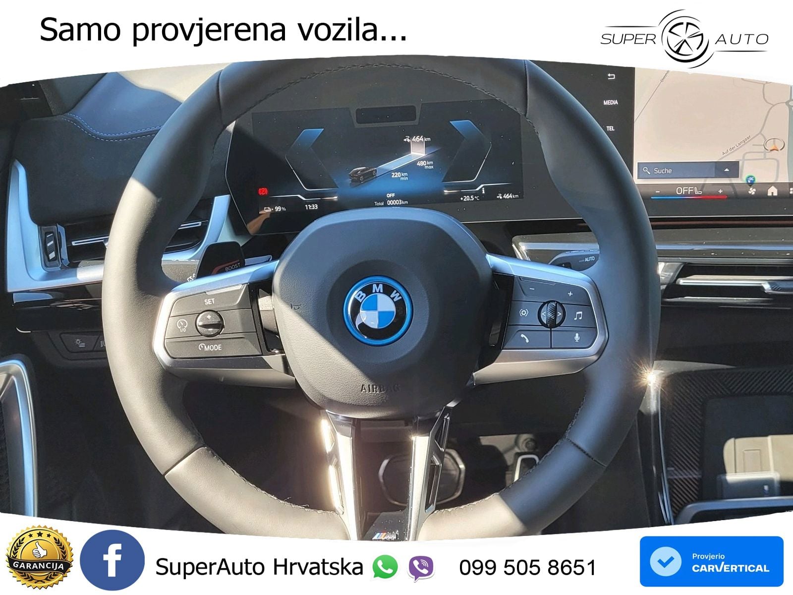 BMW iX2 66.5 kWh (204 KS) eDrive20