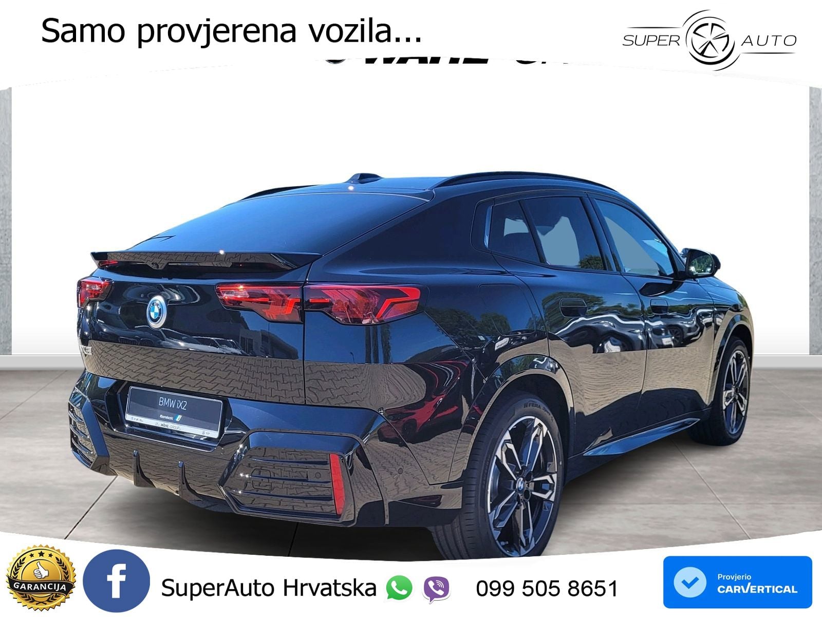 BMW iX2 66.5 kWh (204 KS) eDrive20