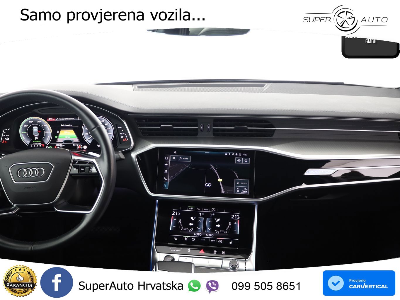 Audi A6 50 TFSIe (299 KS) quattro ultra S tronic LED+GR SJED+ACC