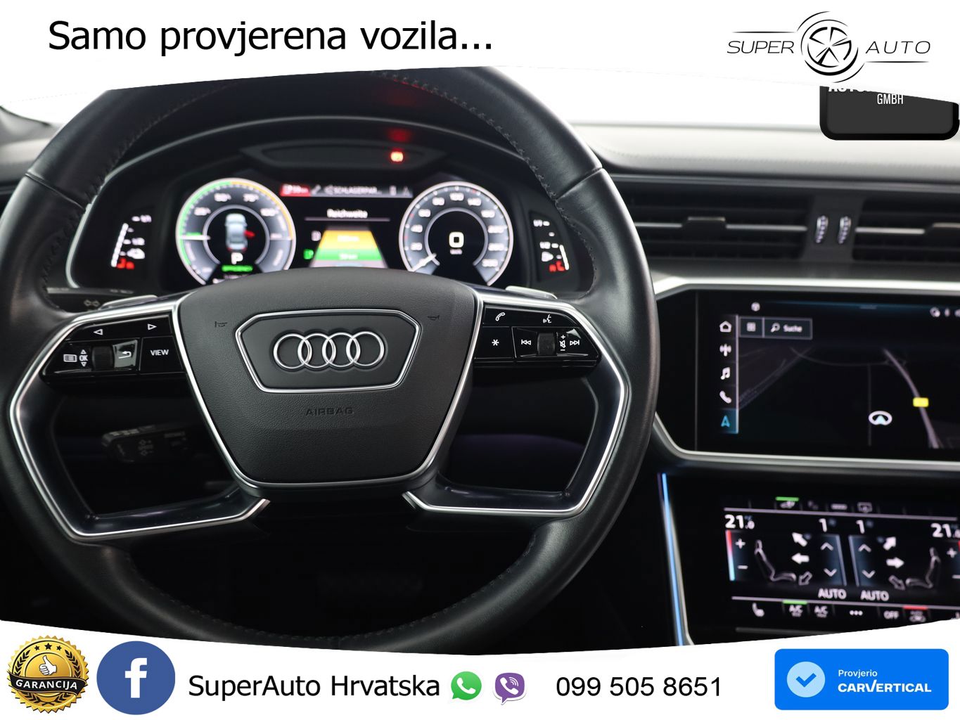 Audi A6 50 TFSIe (299 KS) quattro ultra S tronic LED+GR SJED+ACC
