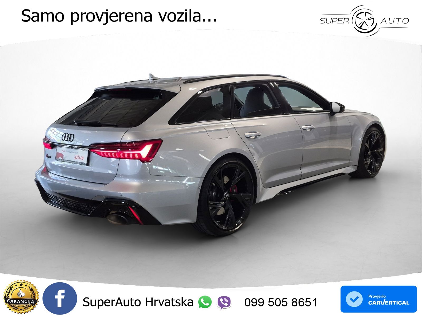 Audi RS6 Avant 4.0 TFSI V8 (600 KS) quattro Tiptronic LED+GR SJED+ACC