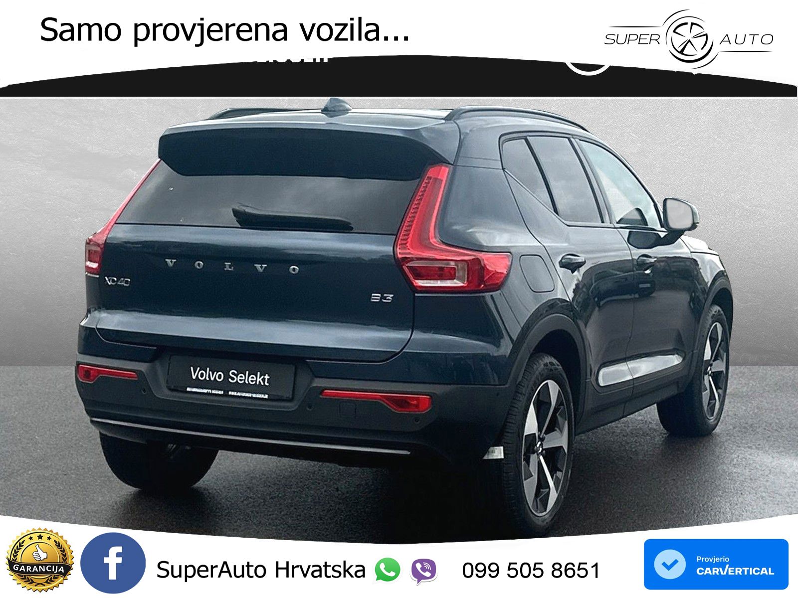 Volvo XC40 2.0 B3 163 KS Automatic LED+GR SJED+ACC