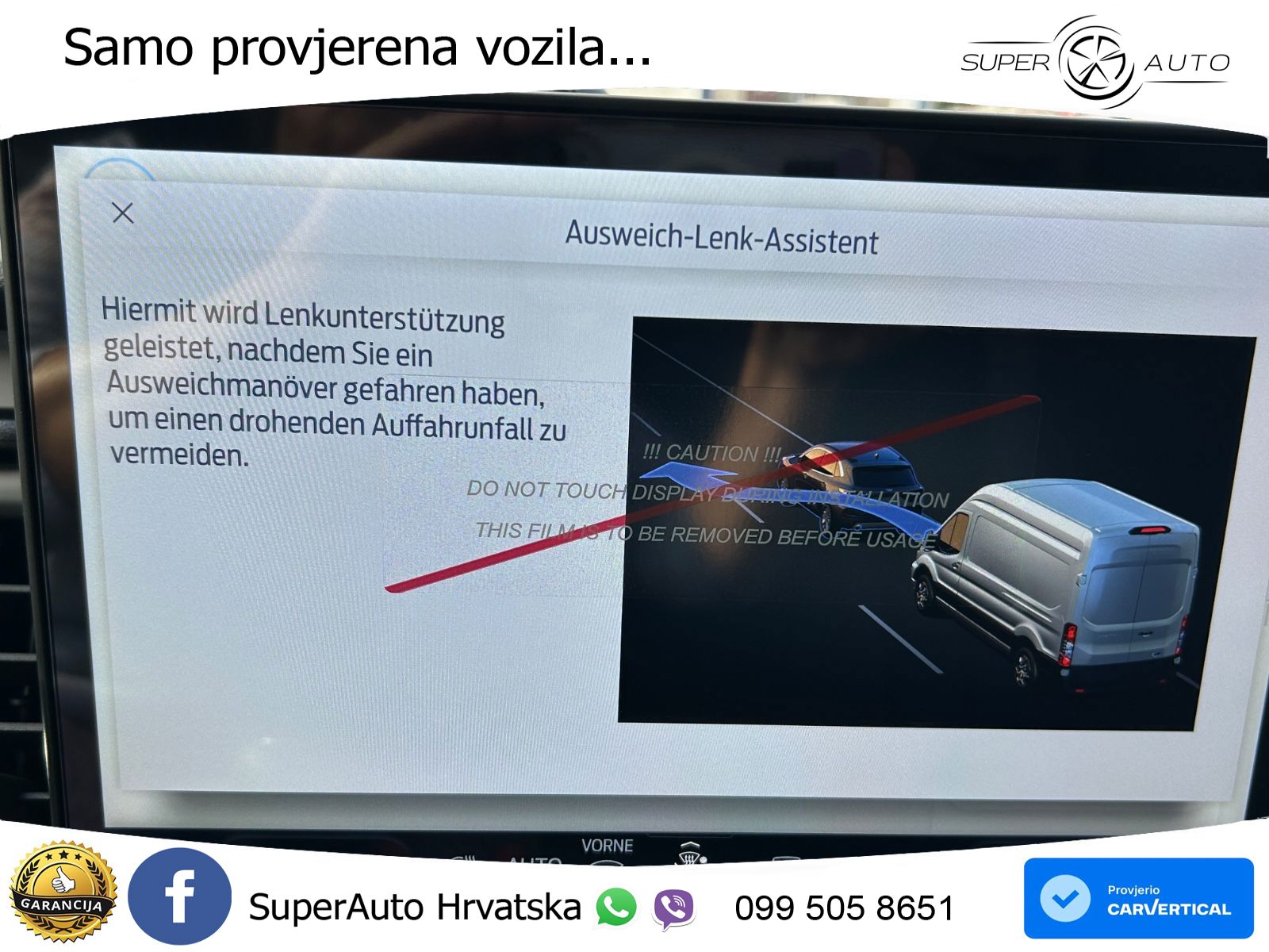 Ford Transit 350 L3 Kamera PDC Carplay Laderaumschutz 131 KS