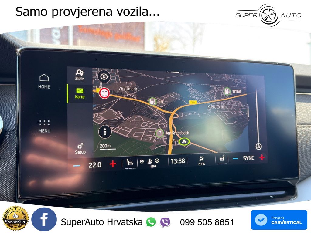 Škoda Octavia Combi 2.0 TDI (150 KS) DSG LED+GR SJED+ACC